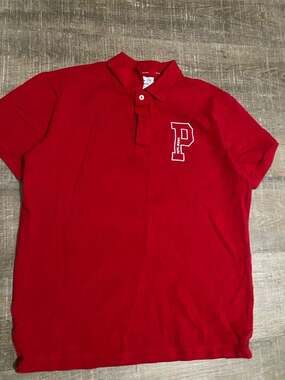 Pepe Jeans London Men's Red Narses Embroidered P Logo Polo Shirt